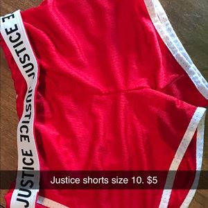 Justice shorts